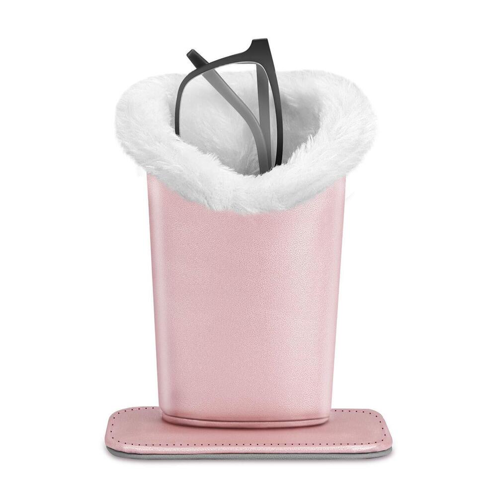 6743 Plush Lined Eyeglasses Holder, Glasses Stand Case, Anti-scratch